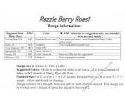 Razzle Berry Roast (схема)